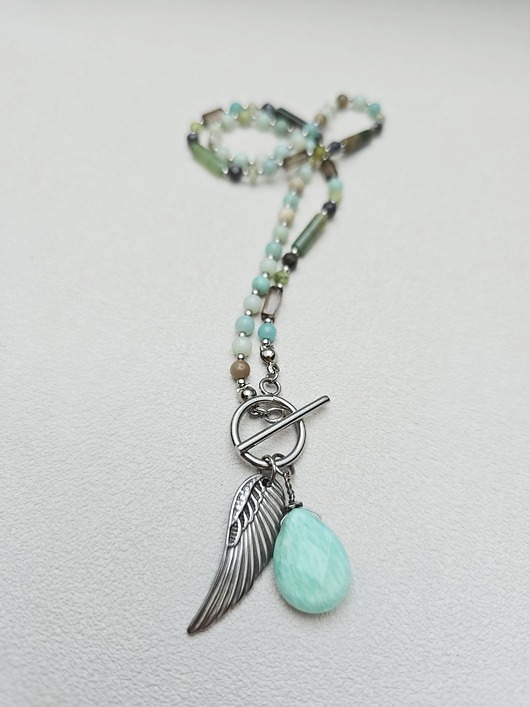 naszyjniki - inne Naszyjnik z Anielskim Skrzydłem