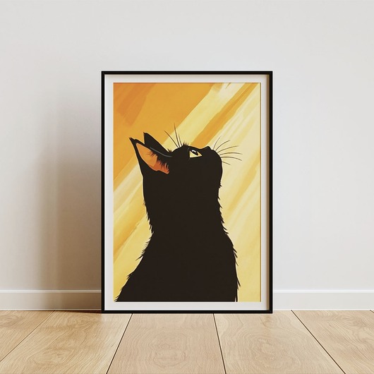 plakaty Plakat - Ciekawski kitek