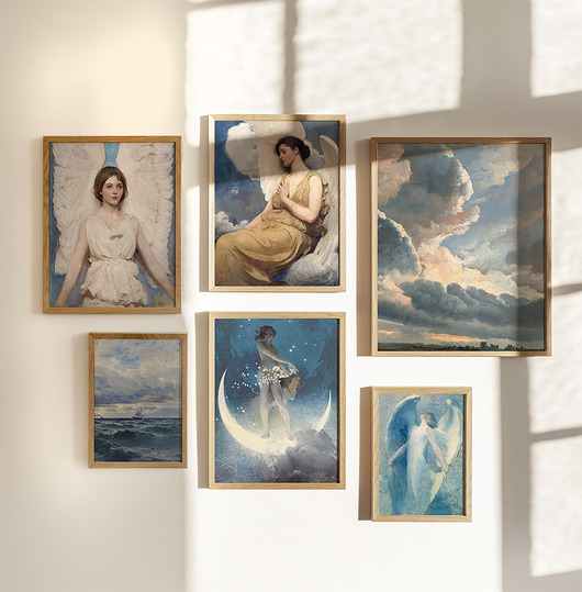 plakaty Zestaw Plakatów Vintage Angels A4 A3
