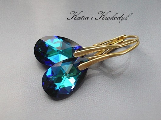 kryształ SWAROVSKI - HELIOTROPE W ZŁOCIE Katia i krokodyl