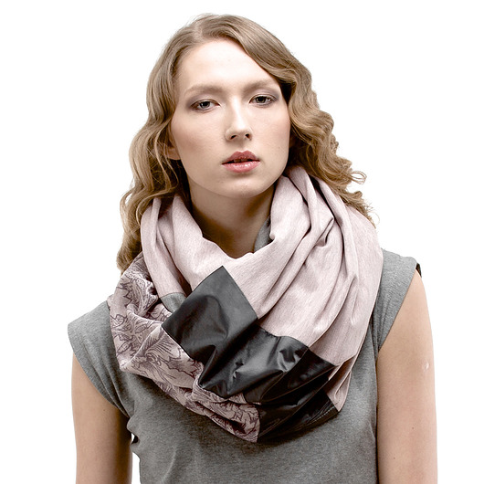 Tuba Komin Szal Kapuza Kamizelka Powder Pink CADOaccessories