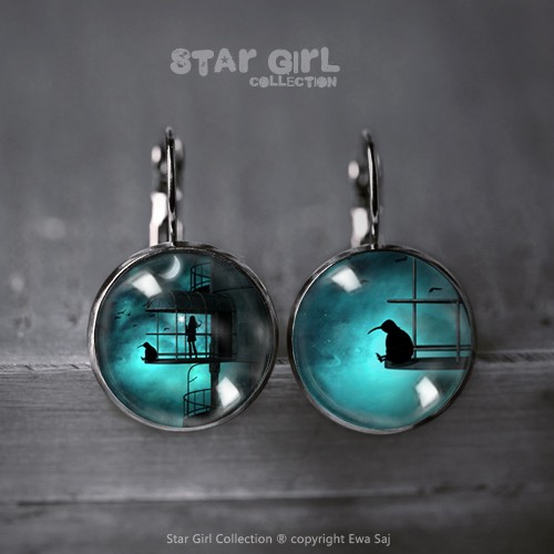 Star Girl i wieża, dark silver Ewa Saj Fotografie