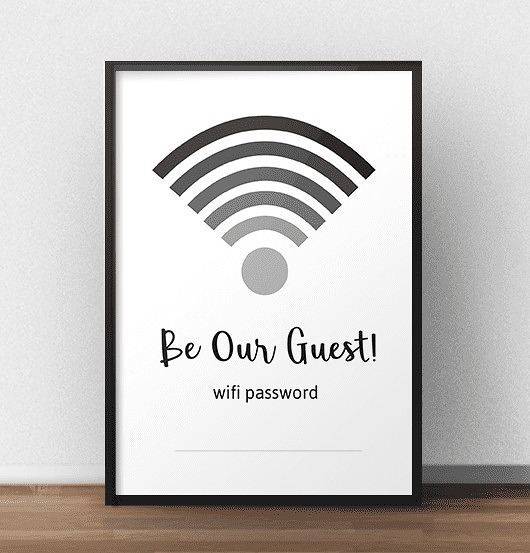 plakaty Plakat na ścianę "Be our guest"