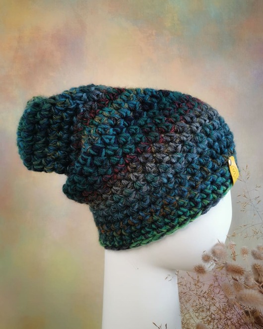 czapki i kapelusze męskie Zielona czapka męska CRAZYCOLOR