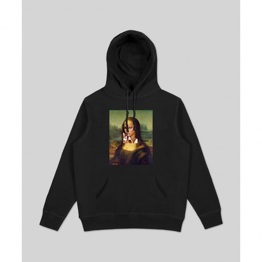 Mona Lisa Black Hoodie Back to Black