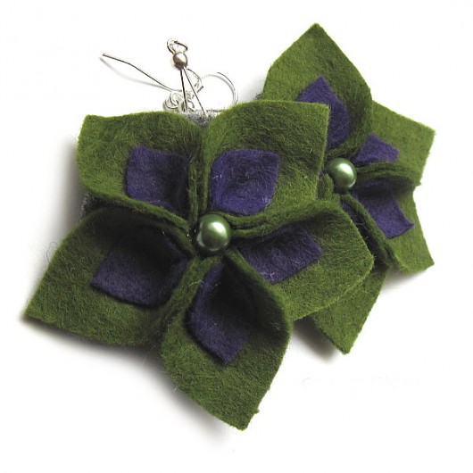Olive Paradiso - kolczyki Craft Factory