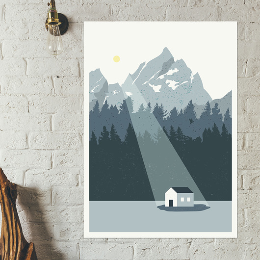 "Mountains" A2 Maria Regucka
