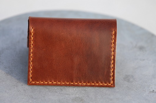 Mini portfel, card holder InthLeathercraft