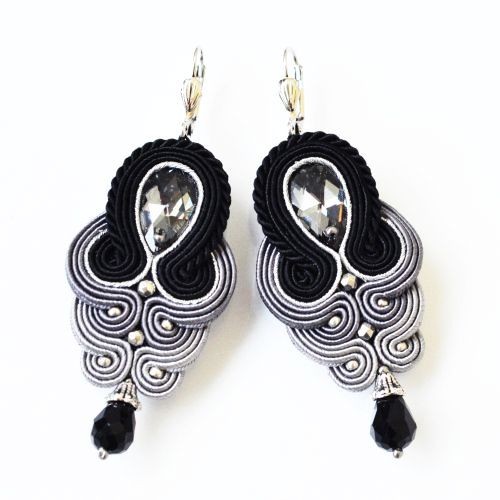 kolczyki soutache Sutaszowe kolczyki ESTILO