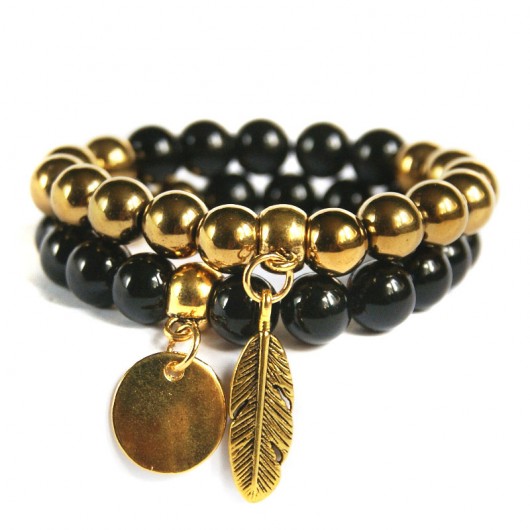 black & gold IV : ONYKS & HEMATYT kaktusia