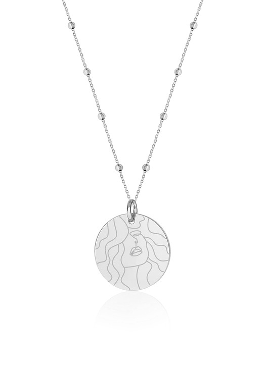 srebrne naszyjniki LEW - Naszyjnik znak zodiaku