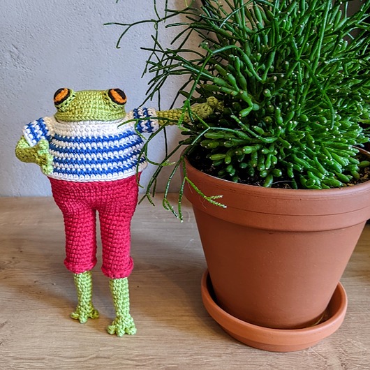 misie i maskotki Żabka Hugo