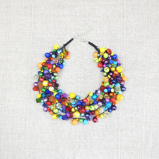 kolie 6936 Kolorowa Kolia Pełna Energii - Naszyjnik Multikolor