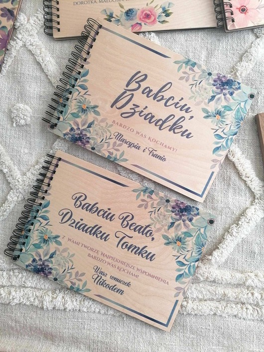 notatniki i albumy Wyjątkowy album personalizowany na Dzień Babci i Dziadka