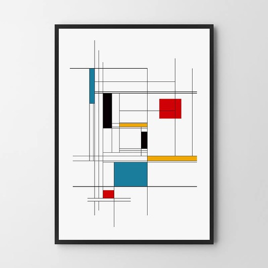 plakaty Plakat Mondrian 2