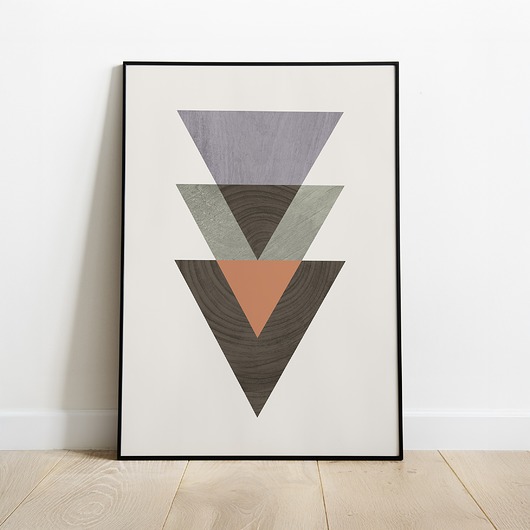 plakaty Nowoczesny plakat/grafika na ścianę, skandynawski styl.