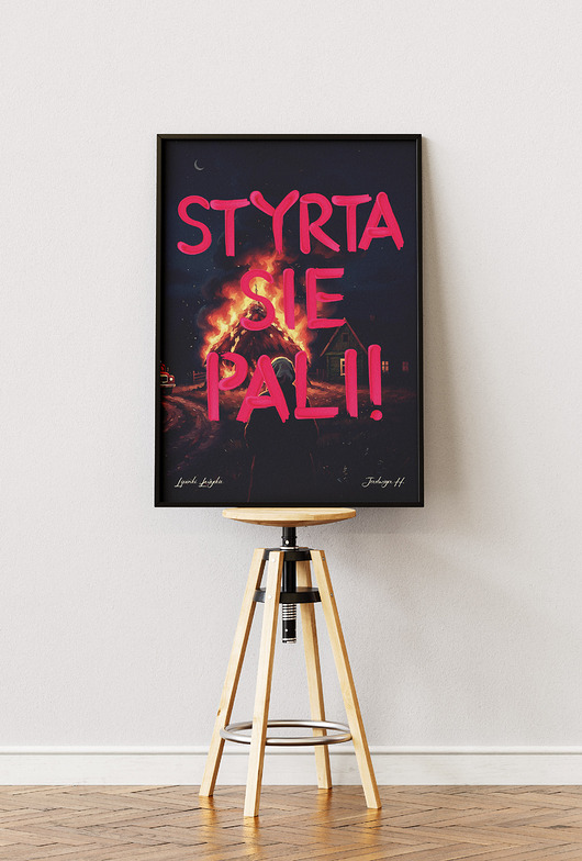 plakaty Plakat Styrta Się Pali - Klasyka Internetu - Lipinki Łużyckie