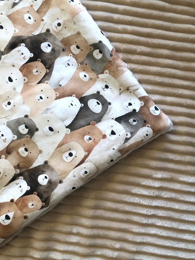 kocyki, kołderki, pościel dla dzieci WYJĄTKOWY koc _ narzuta _ MISIE _ 155x200 cm