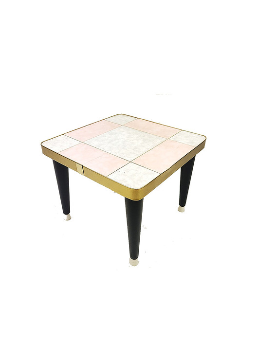 stoliki kawowe Kwietnik w stylu Rockabilly z lat 60,