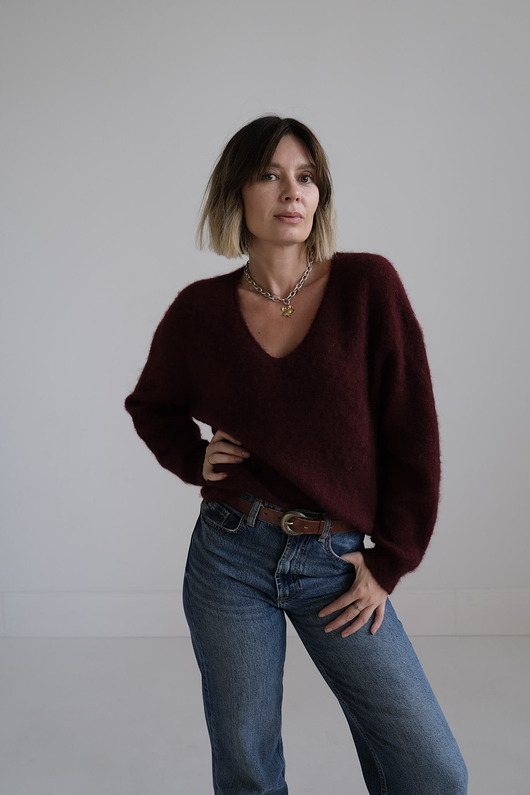 swetry damskie  Sweter wełniany so classy merino sweater