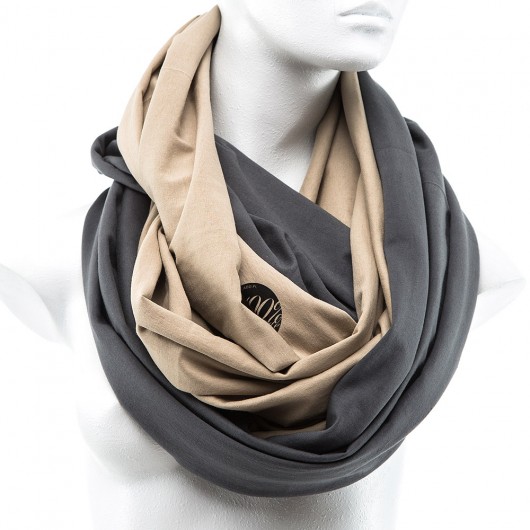 Tuba Komin Szal 2w1 GRAFIT NUDE CADOaccessories