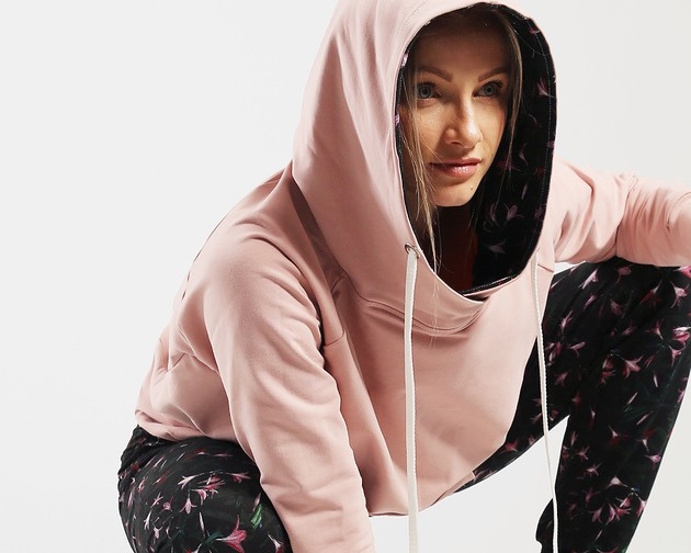 bluza z kapturem damska Mula - Bluza z dużym kapturem