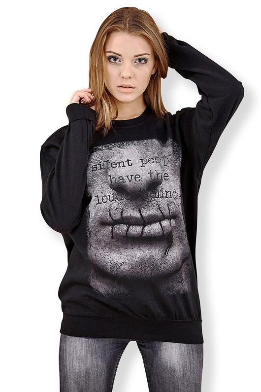 bluza z kapturem damska Bluza marki UNDERWORLD unisex Silent people...