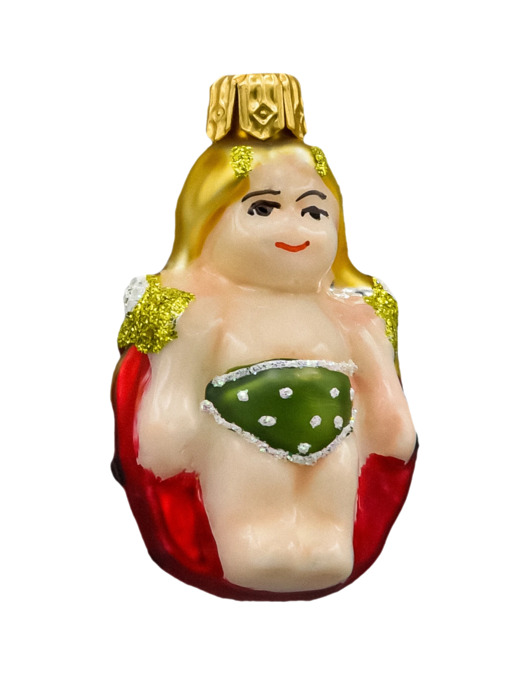 ozdoby choinkowe Bombka choinkowa: Biedronka w zielonych majteczkach