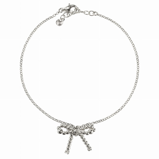 bransoletki srebrne Bransoletka mini kokardka