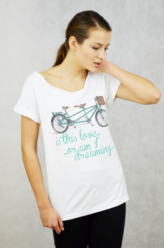 IS THIS LOVE - Koszulka Oversize T-shirt GAU great as You