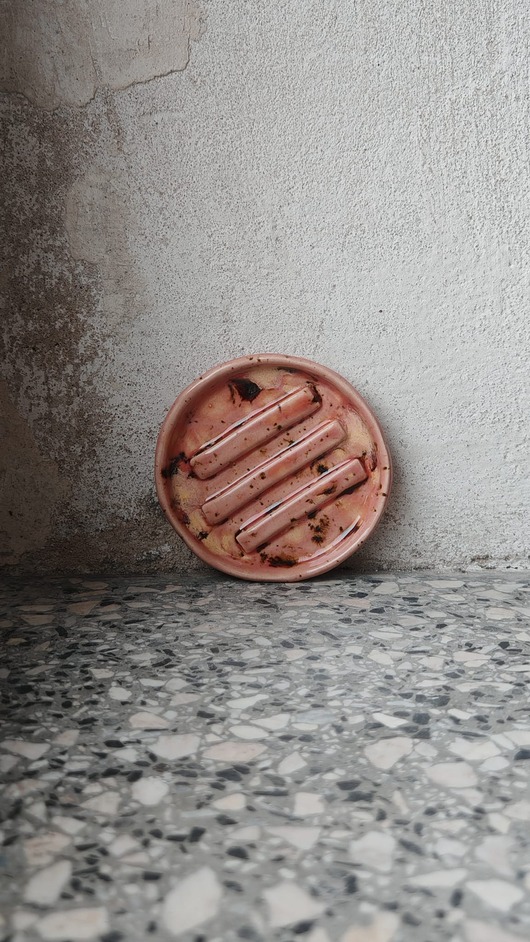 mydelniczki Mydelniczka ceramiczna na nóżkach handmade