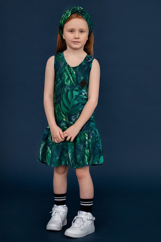 sukienki dla dziewczynki Sukienka WAVE MONSTERA KIDS