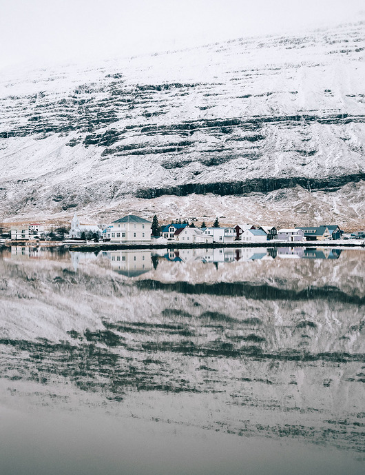 Fotografia autorska "Zima w Seyðisfjörður" BITE OF ICELAND