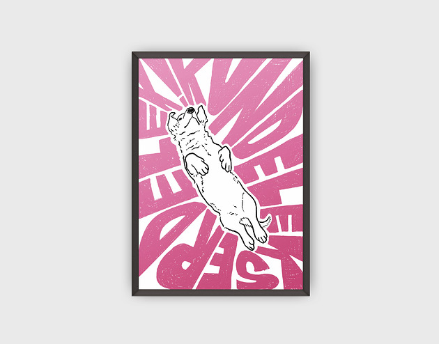 grafiki i ilustracje Plakat Kundelek Serdelek