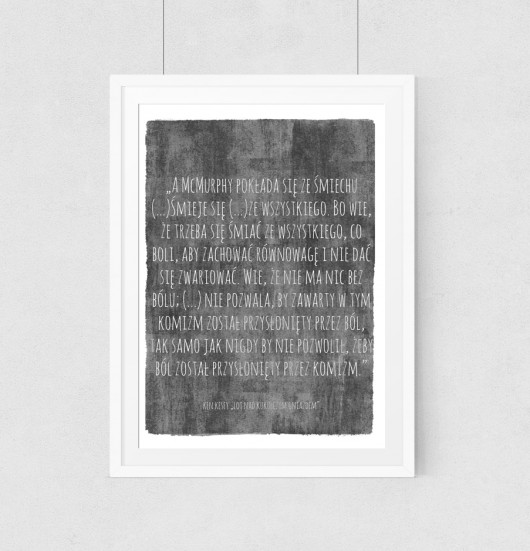Plakat KEN KESEY-LOT NAD KUKUŁCZYM GNIAZDEM...A2 wejustlikeprints
