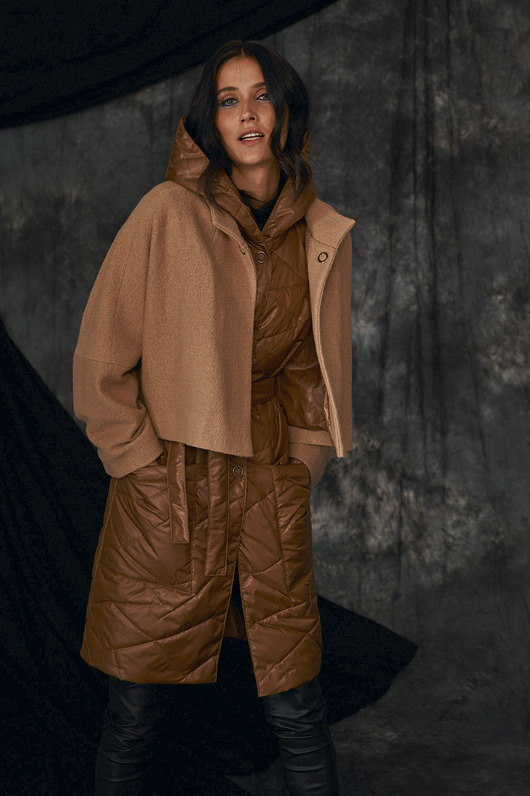 kamizelki damskie Kurtka+kamizelka komplet