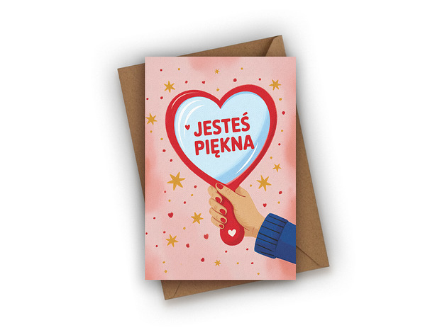kartki okolicznościowe - wydruki Kartka na Dzień Kobiet- Jesteś piękna!