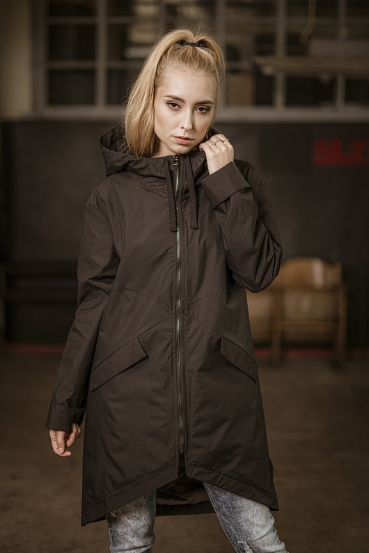kurtki damskie Kurtka Black New z misiem