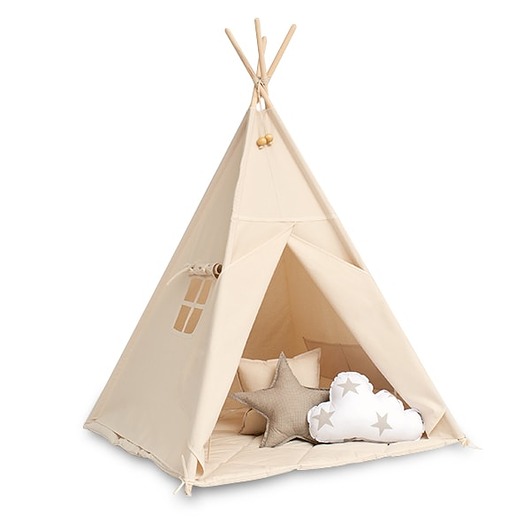 namioty i tipi dla dzieci Namiot Tipi Naturalny Beż