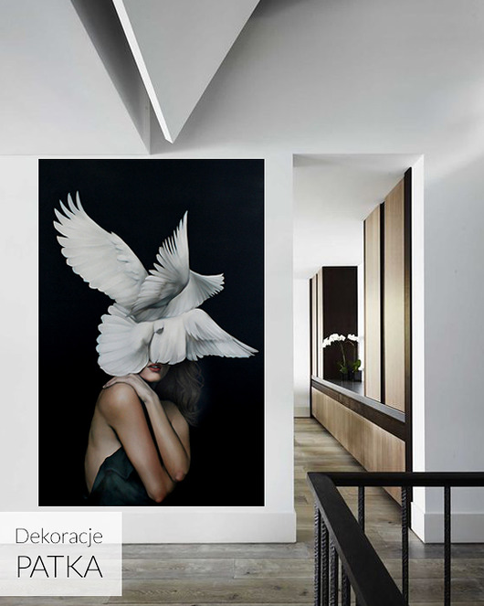 Kobieta Ptak - fototapeta Dekoracje PATKA Patrycja Kita
