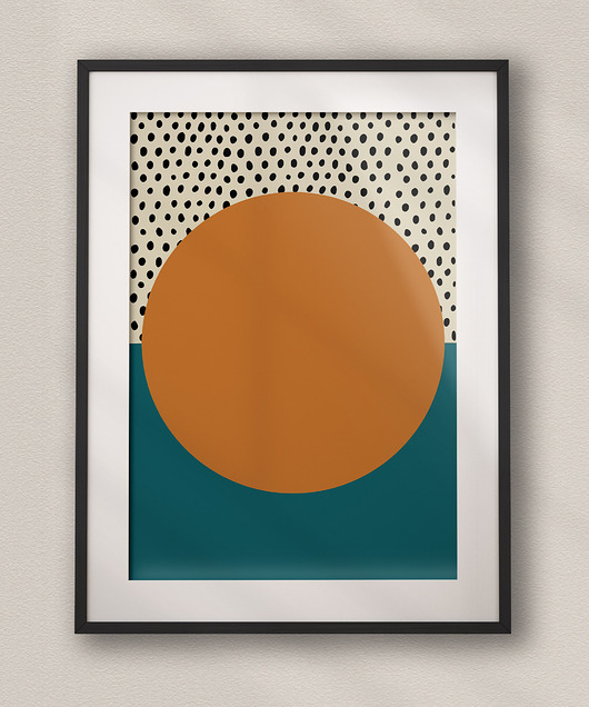plakaty Minimalistyczny plakat - Bauhaus #5 - Do salonu, sypialni, biura