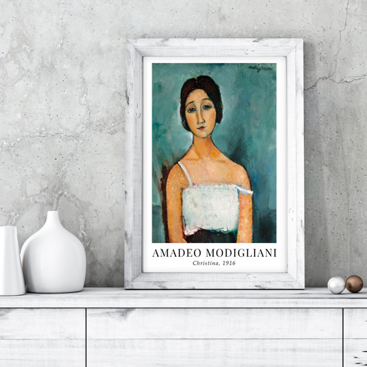 plakaty Plakat reprodukcja Amedeo Modigliani 'Christina'