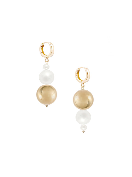 kolczyki pozłacane Kolczyki srebrne ADELIE Earrings