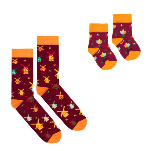 Zestaw 2 par skarpetek dla Taty i Niemowlaka FAVES. Socks&Friends