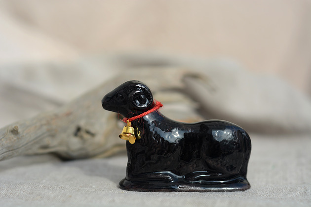 ozdoby wielkanocne Baranek wielkanocny czarny be 4