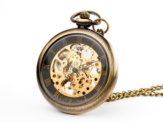 zegarki na łańcuszku ZŁOTY SMOK - Drobiny Czasu - Zegarek mechaniczny