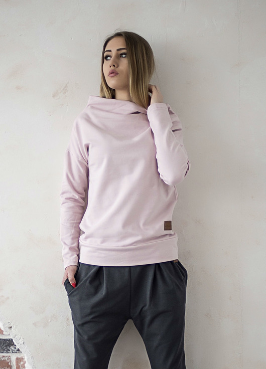 BLUZA NECK - róż Lillow