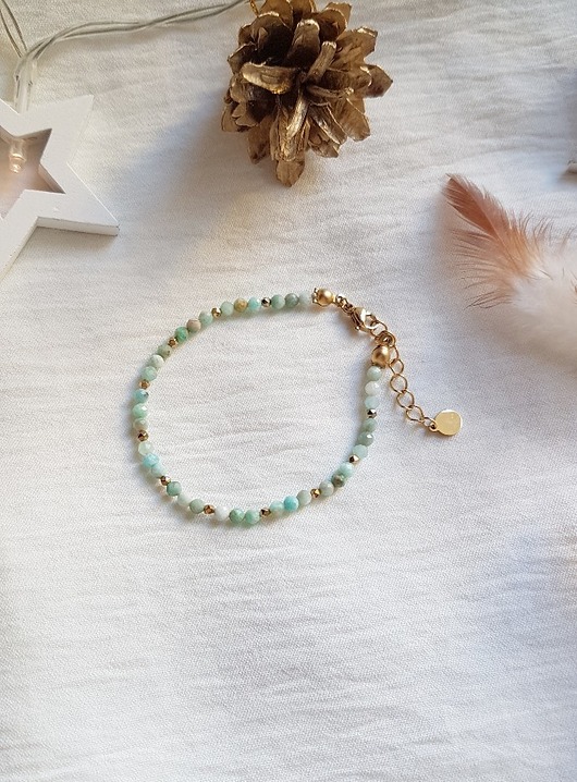 bransoletki z kamieni naturalnych Bransoletka Amazonite