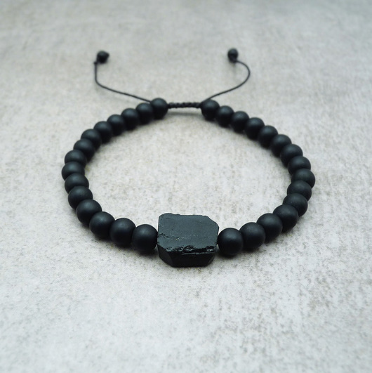 bransoletki z kamieni naturalnych Turmalin plaster bransoletka