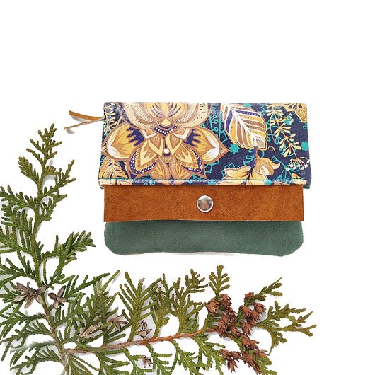 portfele damskie Portfel Boho Mini - Lotus Green